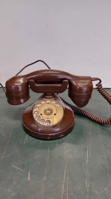Vecchio Telefono Vintage Telcer Telefono In Bachelite Anni 60 70