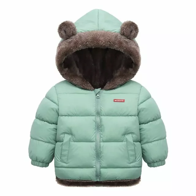 1 PC Bambini Cotone Abbigliamento Spessa Piumino Giacca Caldo Inverno Cappotto 11