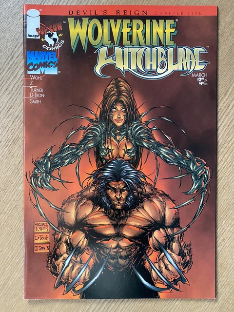 Devil's Reign: Wolverine/Witchblade #5 (1997 Top Cow/Marvel) Bagged & Boarded