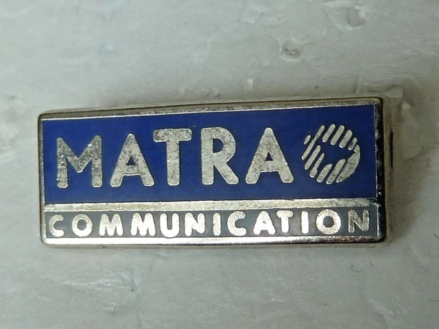Pin's Matra Communication Doré Non Signé – Hauteur 2,3 Cm – Vintage Collection