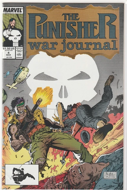 The Punisher War Journal #4 (1988) Jim Lee / Carl Potts ~ Unread Nm