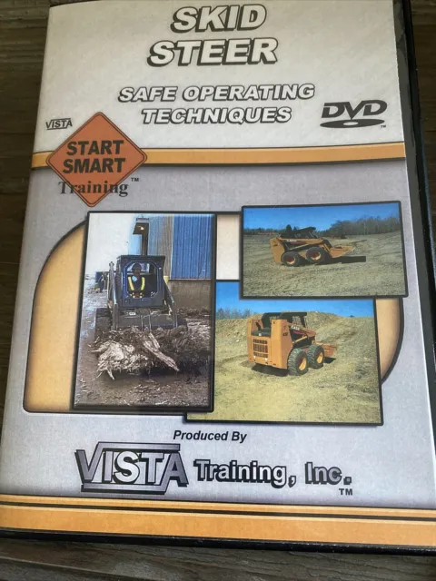 Vista Skid Steer Safe Operating Techniques Safety Training DVD OSHA Compliance
