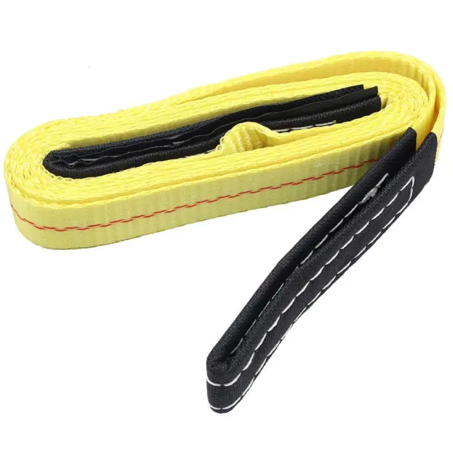 Confezioni imbracature di sollevamento 1"" X 10"" nylon giallo resistente rete imbracatura industriale