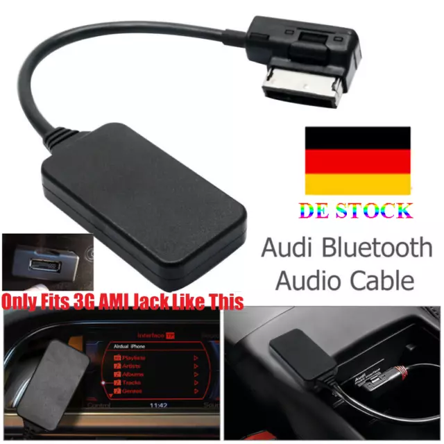 AMI 3G MMI Bluetooth Adapter Aux Kabel Für Audi Q5 A5 A7 S5 Q7 A6L A8L A4L DEU🔥