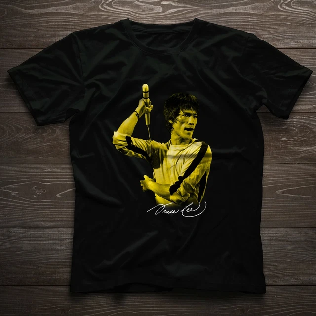 Game of Death Movie BRUCE LEE MMA Martial Arts Jeet Kune Do Black T-Shirt