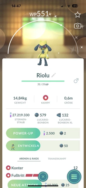 Pokémon Scarlatto/Viola – Riolu 6IV Addestrato (lucido E Non) Per Scambio Su Nintendo Switch