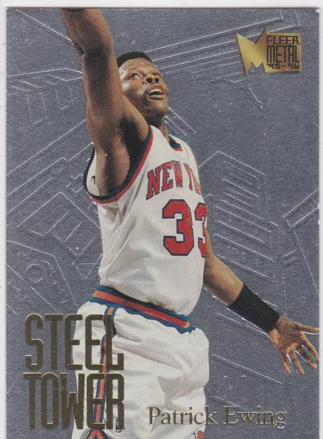 1995-96 Fleer Metal Steel Tower Insert Cards !!You Pick!! David Robinson Ewing