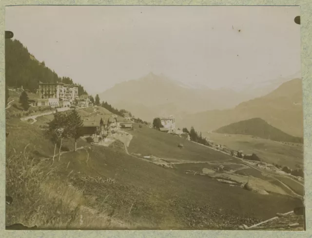 Leysin. Sanatorium. Hôtel du Mont-Blanc. Suisse. Switzerland. Canton de Vaud.