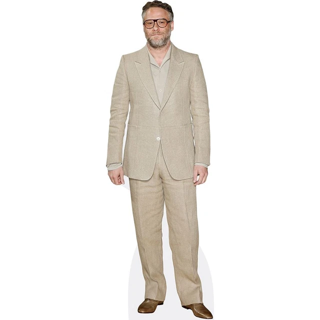 Silhouette Carton Grandeur Nature Jean-Claude Van Damme (Costume Beige) – Découpe Officielle Celebrity Cutouts !