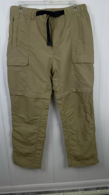 The North Face Men Large Paramount Peak Convertible Gray Hiking Pants Style  A146