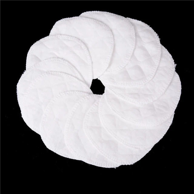 12 inserciones de silencio de lactancia reutilizables lavables suave absorbente B RF