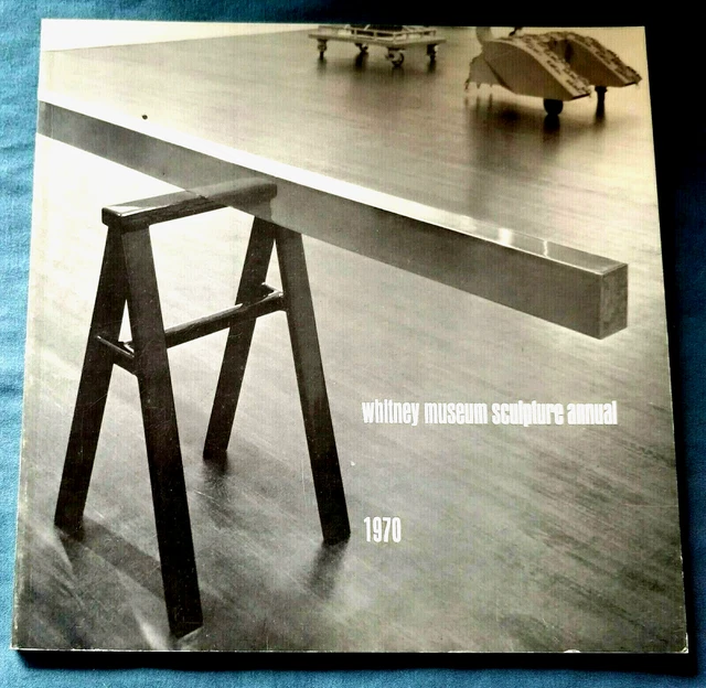 FOLLETO DE COLECCIÓN DEL MUSEO WHITNEY ESCULTURA ANUAL Nueva York 1970 PROGRAMA PROGRAMA