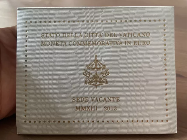 Stato della Citta del Vaticano Moneta Commemorativa in Euro 2013