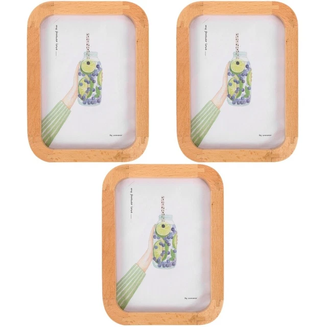 3x Fireplace Photo Display Frame Free Standing Photo Frame