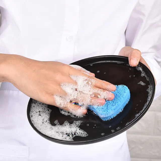 Brushes Dishwashing Sponge Household Cleaning Tools Useful For Fruit Vegetab-EL