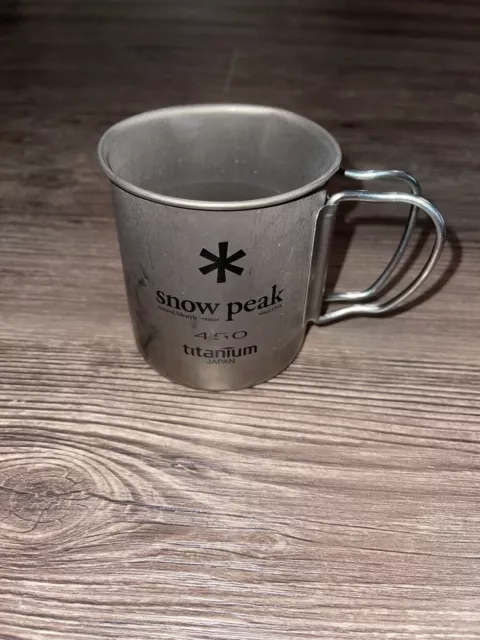 SNOW PEAK TITANIUM Single Wall 450 Mug $11.50 - PicClick