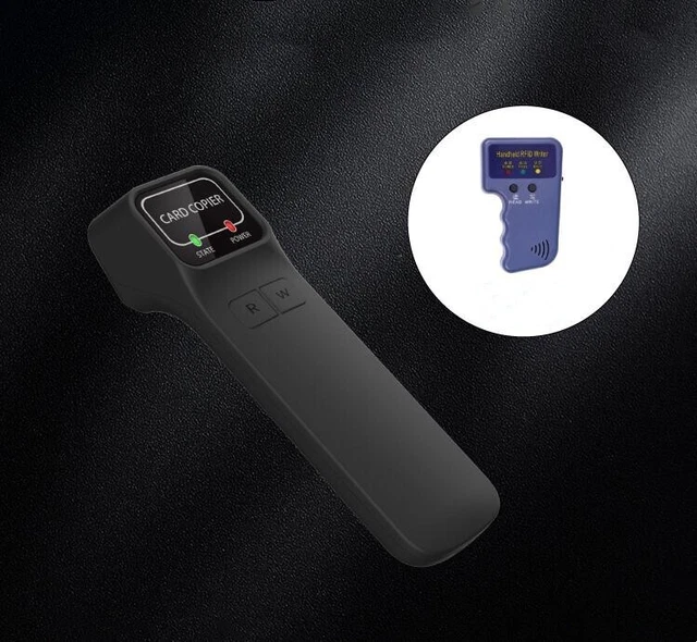 Handheld 125Khz RFID EM Card Reader Copier Writer Duplicator + 5 Cards 5 Keyfobs