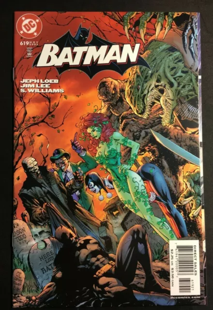 BATMAN 619 VARIANT VILLIANS JIM LEE 1st app HUSH IN COSTUME V 1 NM POISON IVY