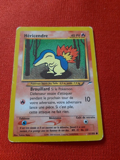 Hericendre 61/105 Pv40 Neo Destiny Wizards 2Nde Edition Carte Pokemon Fr