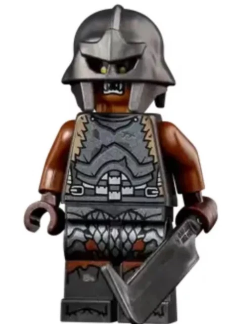 LEGO The Lord of the Rings Orc Minifigure Helmet & Sword The Hobbit 10333 lor134