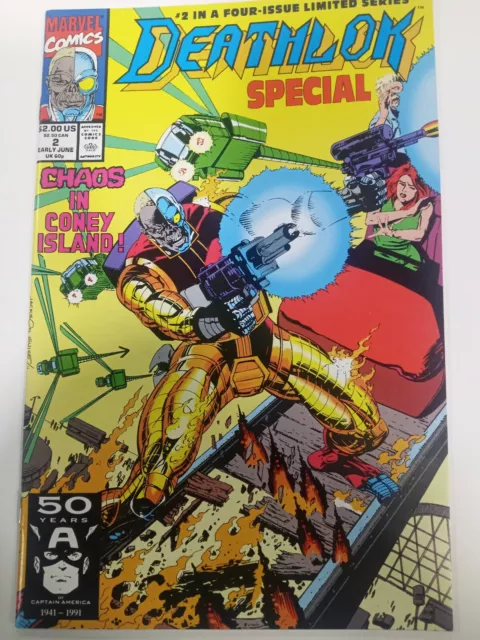 Deathlok Special #2 Marvel Comics Early June Jun 1991 (VFNM)