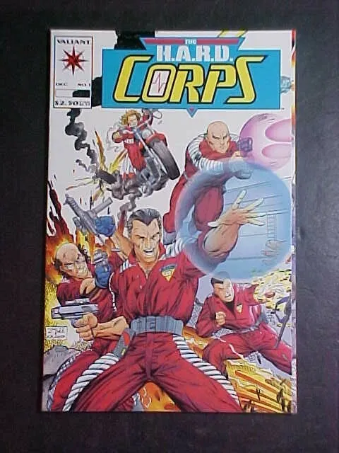 The Hard Corps #1! Jim Lee Cover! Vf- 1992 Valiant
