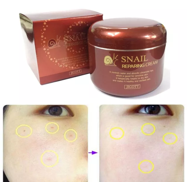 [JIGOTT]Snail Repairing Cream 100ml/snail secretion,moisturizing/Korean Cosmetic
