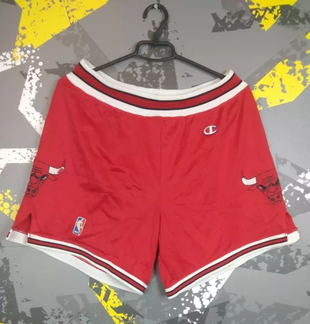 Chicago Bulls Shorts LARGE Basketball Vintage Retro Champion ig93