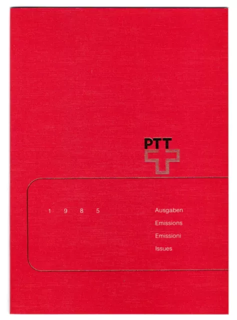 Briefmarken Schweiz PTT - Das rote Jahrbuch 1985 - postfrisch