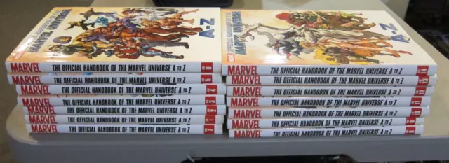 The Official Handbook Of The Marvel Universe A-Z Hardback Volume 1-14 Set