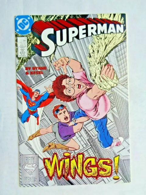Superman No 15 Wings March 1988  DC Comics Byrne & Kesel First Printing NM (9.4)