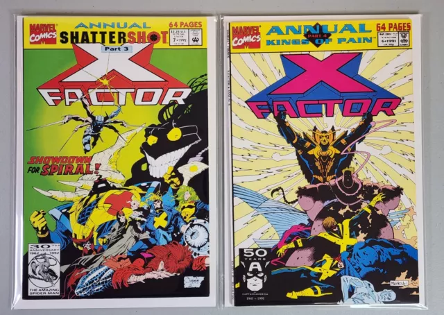 X-Factor Annual #6 & 7 VF/NM or better Marvel 1986