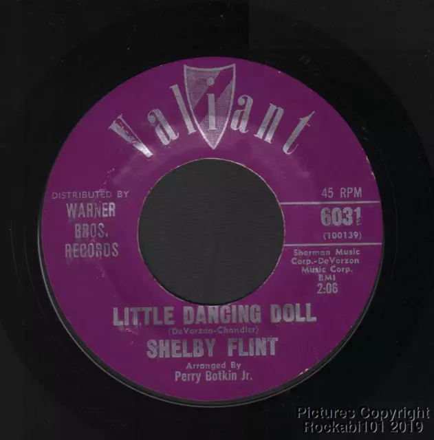 Hear 1963 Shelby Flint Pop Vocal Little Dancing Doll / It Really Wouldn t Matter