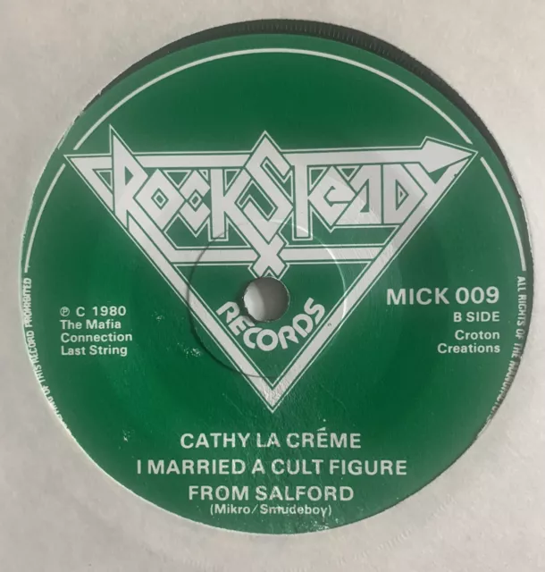 Cathy Le Creme I Married a Cult Figure From Salford Orig 1980 Rocksteady Records 2