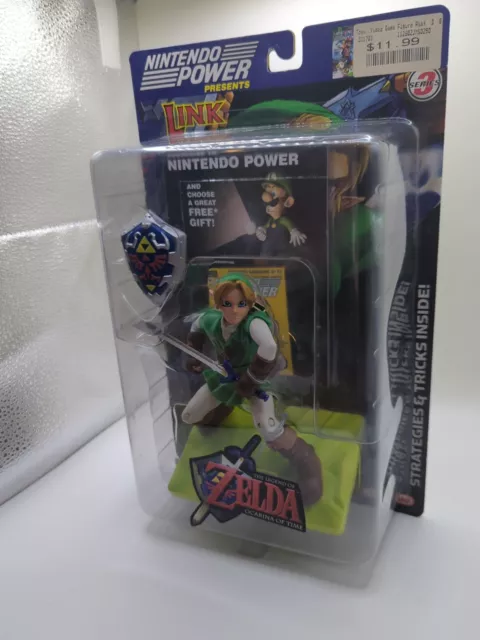 Link Legend of Zelda Ocarina of Time Full Color Collection Figure Bandai  1.4in