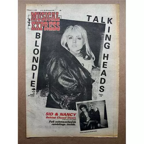 BLONDIE DEBBIE HARRY NME COVER POSTER SIZED original NME COVER from 1978  (aged)