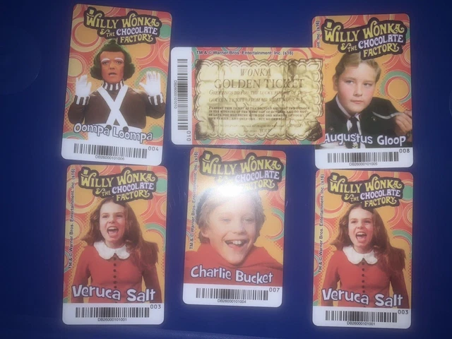willy wonka coin pusher rare card Willy Wonka 6 Player Coin Pusher Arcade Game