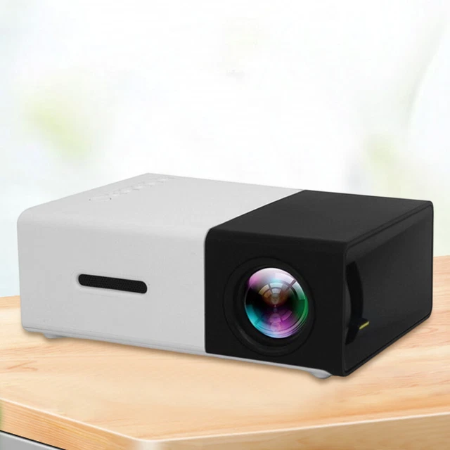 Proyector YG300 HD LCD LED compatible con HDMI bajo ruido enchufe EE. UU./UE/REINO Unido/au para viajar