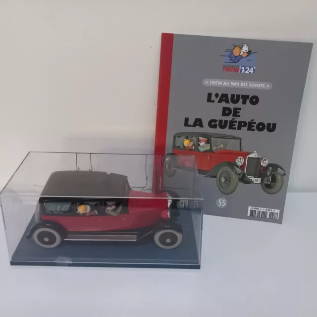 Tintin Hatchette 1/24 Car - L'auto De La Guepeou - N° 55