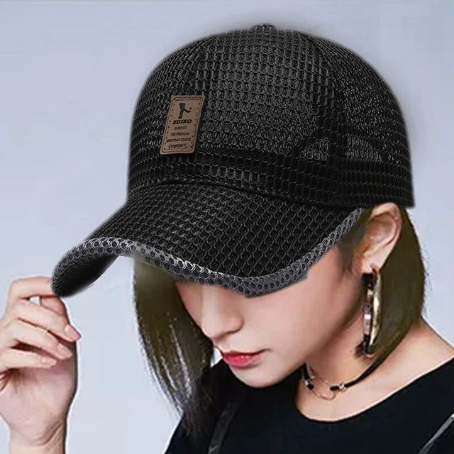 Ajustables Gorras De Hombre Cachuchas Para Mujer Boinas De Moda Beisbol Malla