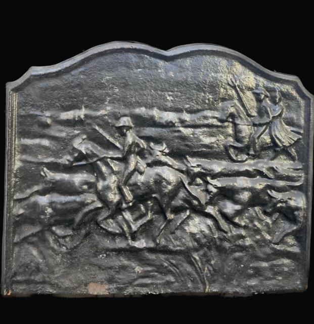 Plaque de cheminée aux fleurs de Lys royale - Plaques de cheminée