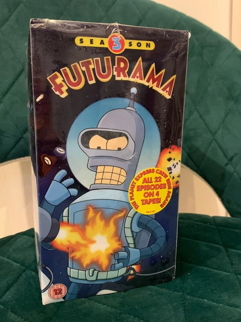 FUTURAMA VOLUME 3 VHS Sealed Box NEW 2003 Matt Groening tapes Series ...