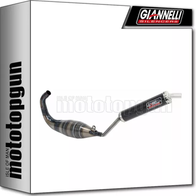 Giannelli Auspuff Komplett Kein Kat Street 2T Carbon Cagiva Planet 125 1999 99