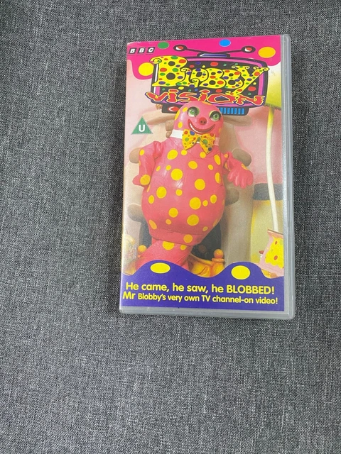 Mr Blobby Bbc Blobby Vision 1994 Vhs Video Cassette 3 00 Picclick Uk
