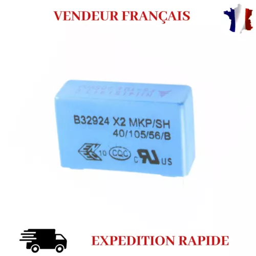 1 PCS B32924 X2 MKP CONDENSATEUR 1UF 1µF 305 V