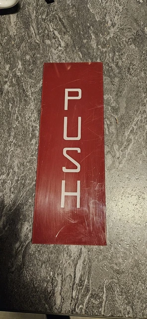 K6 RED TELEPHONE Box Push Pull Perspex Sign £1.16 - PicClick UK