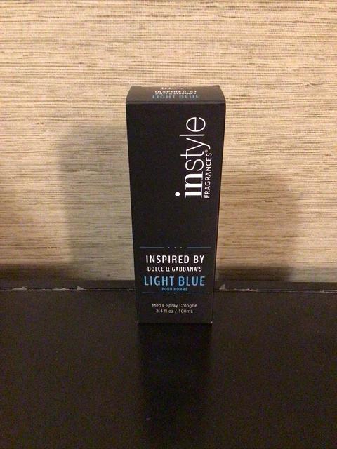 InStyle Fragrances Inspired By Dolce & Gabbana, Light Blue 3.4 oz