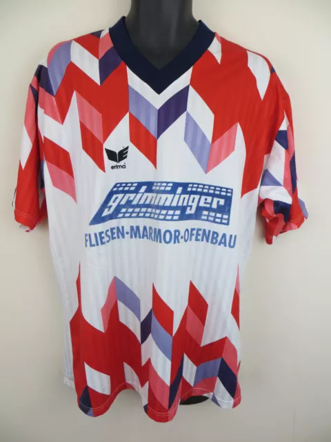 Vtg Erima Football Shirt Trikot Retro SV Prittriching #13 90s Mens L XL