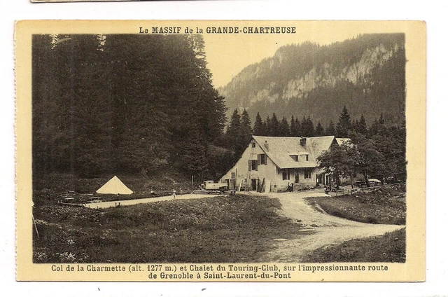 col de la charmette et chalet du touring-club