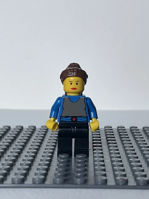 Star Wars Lego MiniFigure PADME Episode I Classic Minifig Red Lips YELLOW HEAD I Star Wars Lego MiniFigure PADME Episode I Classic Minifig Red Lips YELLOW HEAD I
